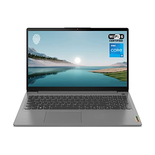 Lenovo Ideapad 3i Laptop, 17.3" HD+ Non-Touch Screen, Intel Core i5-1135G7 Processor, 20GB RAM, 512GB PCIe SSD, Fingerprint Reader, Wi-Fi 6, HDMI, USB-C, Windows 11 Home, Gray