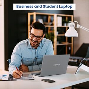 XOPPOX Windows 10 Laptop 2022 New 13.5 Inch Computer Laptop with Intel Celeron Dual Core 8GB RAM 128GB SSD, 2.4G WiFi, USB 3.0, Bluetooth 4.0 for Business or Student