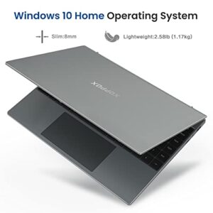 XOPPOX Windows 10 Laptop 2022 New 13.5 Inch Computer Laptop with Intel Celeron Dual Core 8GB RAM 128GB SSD, 2.4G WiFi, USB 3.0, Bluetooth 4.0 for Business or Student