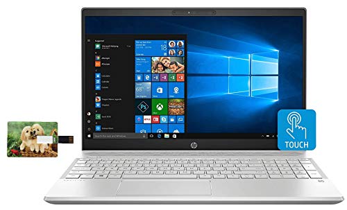 HP Pavilion 15 Laptop Computer, 10th Gen Intel Quad Core i5-1035G1, 15.6" HD IPS Touchscreen, 16GB RAM, 1TB M.2 SSD, Wi-Fi 5, Webcam, B&O Audio, USB-C, HDMI, Windows 10 Pro, 32GB USB Card