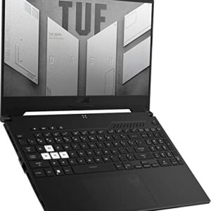 Asus TUF Dash 15.6" 144Hz FHD Gaming Laptop | 12th Generation Core i7-12650H | NVIDIA GeForce RTX 3070 | Backlit Keyboard | Windows 11 (Black, 16GB DDR4 | 512GB SSD)