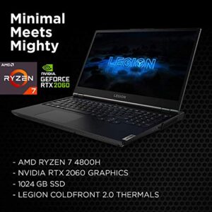 Lenovo Legion 5 Gaming Laptop, 15.6" FHD IPS 300Nits 144Hz, AMD Ryzen 7 4800H, Wi-Fi 6, Webcam, Backlit Keyboard, GeForce RTX 2060 6GB GDDR6, Windows 10, (Ryzen 7 4800H/RTX 2060)