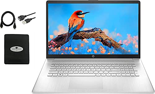 2021 Newest HP 17.3" FHD Laptop, 10th Gen Intel Quad-Core i5-1135G7 (Beat i7-8550U), 12GB RAM, 1TB SSD, Ethernet, HDMI, Win10,w/ GM Accessories