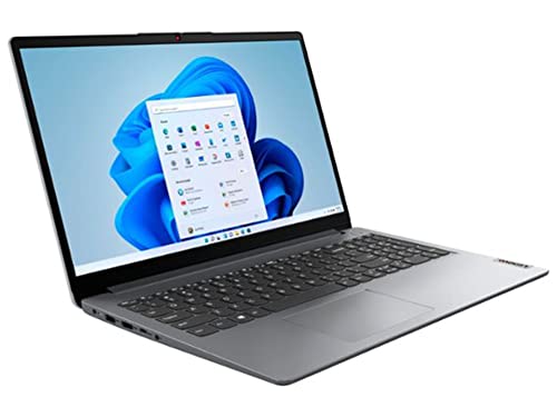 Lenovo IdeaPad 1 15.6" Home & Business Laptop (AMD Athlon 3050U, 8GB RAM, 256GB SSD) Anti-Glare, Webcam, Wi-Fi 6, HDMI, Type-C, 10-Hour Long Battery, IST Computers Cable, Win 11 Home – 2023 Model