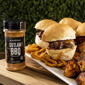 Blackstone 4160 Outlaw BBQ Powder for Beef, Poulty, Pork, Chicken, Fries, Steaks Tasty Spices with Sweetness and Citrus, All-Purpose Cooking Grilling Barbecue Seasoning, 5.9 Oz, Multicolored