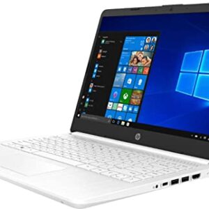 2022 HP Stream 14inch Laptop, Intel Celeron N4020 Dual-Core Processor, 4GB DDR4 Memory, 192GB Storage(64GB eMMC+128GB Card), Webcam, Bluetooth,1-Year Microsoft 365, Win10 S, Snow White | TGCD Bundle