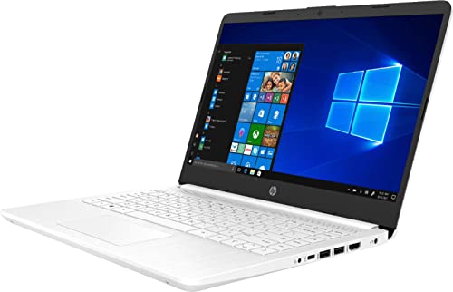 2022 HP Stream 14inch Laptop, Intel Celeron N4020 Dual-Core Processor, 4GB DDR4 Memory, 192GB Storage(64GB eMMC+128GB Card), Webcam, Bluetooth,1-Year Microsoft 365, Win10 S, Snow White | TGCD Bundle