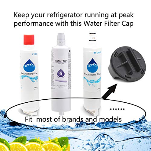 Reyhoar 2186494B Refrigerator Water Filter Cap Replacement Part - Compatible with Whirlpool & Kenmore & Kitchenaid Refrigerators - Replaces WP2186494B, 2186884B, 2186494TG, 4392866, 4392870