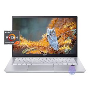 Acer 2022 Swift X 14” FHD IPS Laptop Thin & Light Computer, 8 Core AMD Ryzen 7 5800U(up to 4.4 GHz), 16GB RAM, 1TB PCIe SSD, Backlit KB, Fingerprint, Wi-Fi 6, Webcam, 14Hr Battery Life, Windows 10