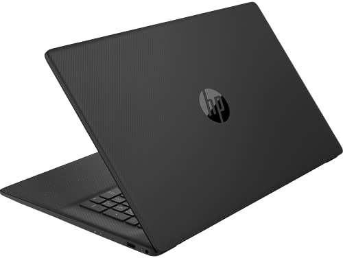 HP 17 Business Laptop Computer, 17.3" HD Anti-Glare Screen, AMD Athlon Gold 3150U Processor, Windows 10 Pro, 12GB RAM, 256GB SSD, WiFi, Long Battery Life, Jet Black, 32GB Durlyfish USB Card
