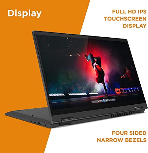 Lenovo Flex 5 14 2-in-1 Laptop, 14.0" FHD Touch Display, Ryzen 7 5700U, 16GB RAM, 1TB PCIe SSD, AMD Radeon Graphics, Bluetooth, Webcam, Backlit Keyboard, Fingerprint Reader, Windows 11 Home