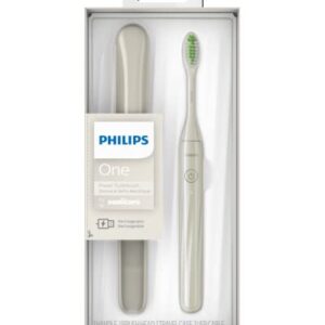 Philips One by Sonicare Rechargeable Toothbrush, Snow, HY1200/07, 1 Pack