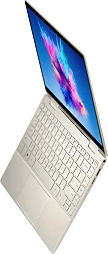 HP Envy x360 13 2-in-1 Laptop I 13.3" FHD OLED Touchscreen I 11th Gen Intel 4-Core i7-1165G7 I 8GB DDR4 512GB SSD Backlit Fingerprint Thunderbolt Win10Pro Pale Gold + 32GB MicroSD Card