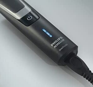 Philips Norelco Oneblade Pro Hybrid Electric Trimmer and Shaver, Black, QP6510/70