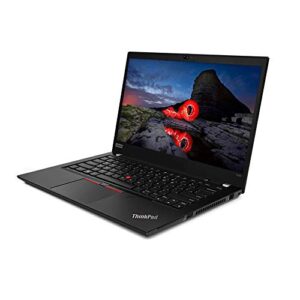 Lenovo ThinkPad T490 20N20032US 14 inches Notebook- 1920 X 1080 - Core i5 I5-8265U - 8 GB RAM - 256 GB SSD - Black - Win10 Pro 64-bit (Renewed)