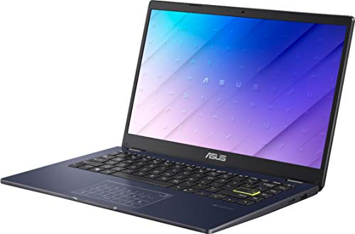 Asus Vivobook E410MA Thin and Light Business Laptop 14” HD Display Intel Celeron N4020 4GB RAM 64GB eMMC Intel HD Graphics 600 USB-C HDMI Office 365 Win10 (Star Balck)+ HDMI Cable