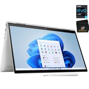 hp 2022 envy x360 2-in-1 15.6″ fhd touchscreen laptop, intel evo core i7 1255u, 4.7 ghz, 16gb ram, 1tb pcie ssd, backlit keyboard, intel iris xe graphics, stylus pen, wind11 home+ zipnology cloth