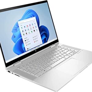 HP 2022 Envy X360 2-in-1 15.6" FHD Touchscreen Laptop, Intel Evo Core i7 1255U, 4.7 GHz, 16GB RAM, 1TB PCIe SSD, Backlit Keyboard, Intel Iris Xe Graphics, Stylus Pen, Wind11 Home+ Zipnology Cloth
