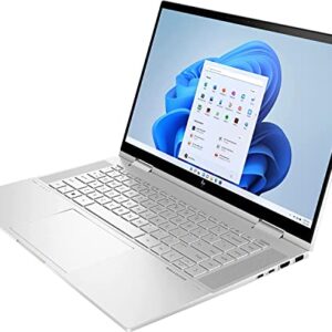 HP 2022 Envy X360 2-in-1 15.6" FHD Touchscreen Laptop, Intel Evo Core i7 1255U, 4.7 GHz, 16GB RAM, 1TB PCIe SSD, Backlit Keyboard, Intel Iris Xe Graphics, Stylus Pen, Wind11 Home+ Zipnology Cloth