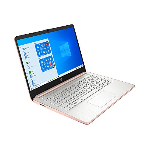 2021 HP Stream 14" HD Laptop Computer, Intel Celeron N4020 Processor, 4GB RAM, 64GB eMMC, HD Audio, HD Webcam, Intel UHD Graphics 600, 1 Year Office, HDMI, Win 10S, Rose Gold, 32GB SnowBell USB Card