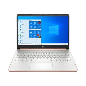 2021 HP Stream 14" HD Laptop Computer, Intel Celeron N4020 Processor, 4GB RAM, 64GB eMMC, HD Audio, HD Webcam, Intel UHD Graphics 600, 1 Year Office, HDMI, Win 10S, Rose Gold, 32GB SnowBell USB Card