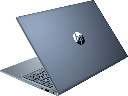 HP 2022 Pavilion 15t-eg000 15.6" 60Hz FHD IPS Fog Blue Laptop (Intel i7-1165G7 4-Core, 32GB RAM, 1TB PCIe SSD, Intel Iris Xe, Fingerprint, WiFi 6, BT 5.2, Win 11 Pro) with Hub