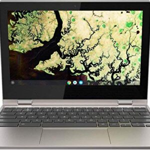 Lenovo Chromebook C340 2-in-1 Convertible Laptop, 11.6" HD Touchscreen, Intel Celeron N4000, 4GB DDR4 RAM, 160GB Space(32GB eMMC+128GB card), WiFi, Bluetooth, Webcam, USB TYPE-C, Chrome OS,Gray JVQ MP