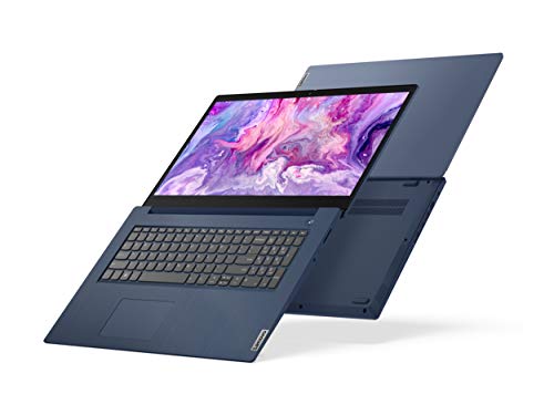 Lenovo IdeaPad 3 17.3" HD+ LED Backlit Display Laptop, Intel Core i5-1035G1 Processor, 8GB RAM, 256GB SSD, HDMI, WiFi, Bluetooth, Webcam, Windows 10, Abyss Blue, W/ IFT Accessories