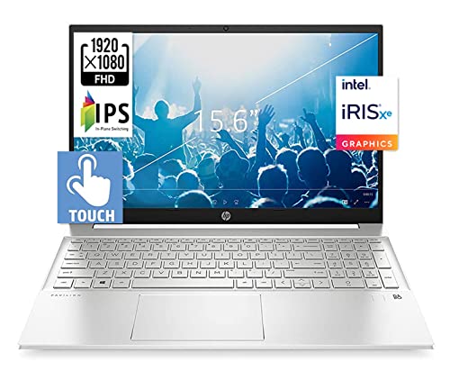 HP Pavilion 15-inch Laptop, 15.6” FHD IPS Touchscreen Laptop, i5-1135G7(>i7-1065G7), Intel Iris Xe Graphics, Wi-Fi 6, Webcam, USB-C, HP Fast Charge, Windows 10 Home (16GB RAM | 512GB PCIe SSD + HDMI)