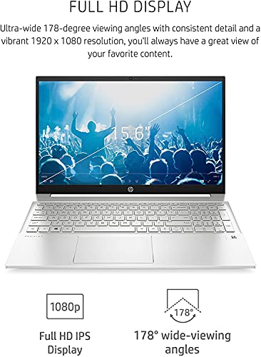 HP Pavilion 15-inch Laptop, 15.6” FHD IPS Touchscreen Laptop, i5-1135G7(>i7-1065G7), Intel Iris Xe Graphics, Wi-Fi 6, Webcam, USB-C, HP Fast Charge, Windows 10 Home (16GB RAM | 512GB PCIe SSD + HDMI)