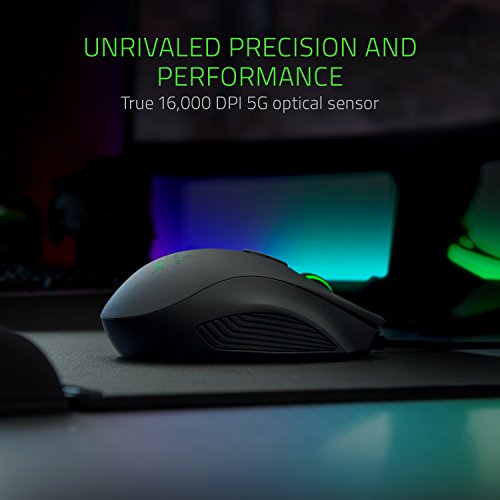 Razer Naga Trinity Gaming Mouse: 16,000 DPI Optical Sensor - Chroma RGB Lighting - Interchangeable Side Plate w/ 2, 7, 12 Button Configurations - Mechanical Switches