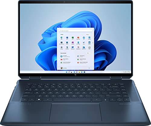 HP Spectre X360 16 2-in-1 Laptop | 16" 3K+ Multi-Touch 400 nits 100% sRGB | 12th Gen Intel 14-Core i7-12700H | 16GB DDR4 512GB SSD | Backlit Fingerprint Thunderbolt Pen Win11Pro + 32GB MicroSD Card