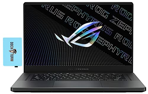 ASUS ROG Zephyrus G15 15.6" 2K QHD 165Hz Slim Eclipse Grey Gaming Laptop (AMD Ryzen 9 5900HS 8-Core, 40GB RAM, 1TB PCIe SSD, RTX 3060 (6GB), RGB KYB, WiFi 6, BT5.1, Win 10 Pro) w/Hub