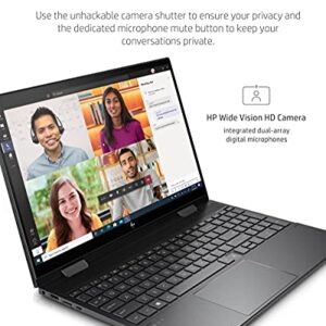 HP Envy x360 15 Convertible Laptop, AMD Ryzen 5 5500U Processor, AMD Radeon Graphics, 8 GB RAM, 512 GB SSD, 15.6 inch Full HD Display, Windows 10 Home(15-ee1010nr, 2021)