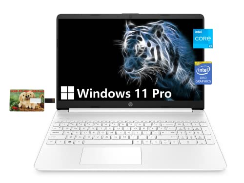 HP Pavilion Business Laptop, 15.6" HD Display, 11th Gen Intel Core i3-1115G4 Processor, Windows 11 Pro, 16GB RAM, 1TB SSD, Webcam, HDMI, Type-C, Numeric Keypad, Long Battery Life, PC Mall USB Card