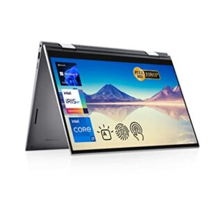 2022 Newest Dell Inspiron 5410 2-in-1 Laptop, 14" FHD Touchscreen, Intel Core i7-1195G7 Processor, Backlit KB, Fingerprint Reader, Webcam, Wi-Fi 6, HDMI, Win11 Home, Silver (16GB RAM | 1TB PCIe SSD)