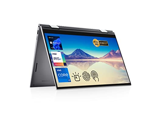 2022 Newest Dell Inspiron 5410 2-in-1 Laptop, 14" FHD Touchscreen, Intel Core i7-1195G7 Processor, Backlit KB, Fingerprint Reader, Webcam, Wi-Fi 6, HDMI, Win11 Home, Silver (16GB RAM | 1TB PCIe SSD)