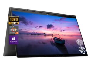 hp envy x360 2-in-1 convertible business laptop, 15.6” fhd touchscreen, amd ryzen 7 5700u, windows 10 pro, 32gb ram, 1tb ssd, wifi 6, fingerprint reader, backlit keyboard, durlyfish