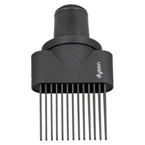 dyson wide tooth comb attachment (iron) for supersonic hair dryers, part no. 969748-01