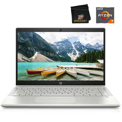 HP Pavilion 15.6'' 1080P FHD IPS Business Laptop, AMD Ryzen 5-4500U 6-core, 8 GB DDR4, 256 GB SSD PCIe NVMe, AMD Radeon Graphics, HDMI, Bluetooth 5, WiFi, Windows 10 + Zipnology Cloth -New (eh0076nr)