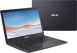 2022 asus laptop l210 11.6” ultra thin student laptop computer, intel celeron n4020 processor, 4gb ram, 320 gb storage, windows 10 home in s mode with one year of office 365 personal, star black