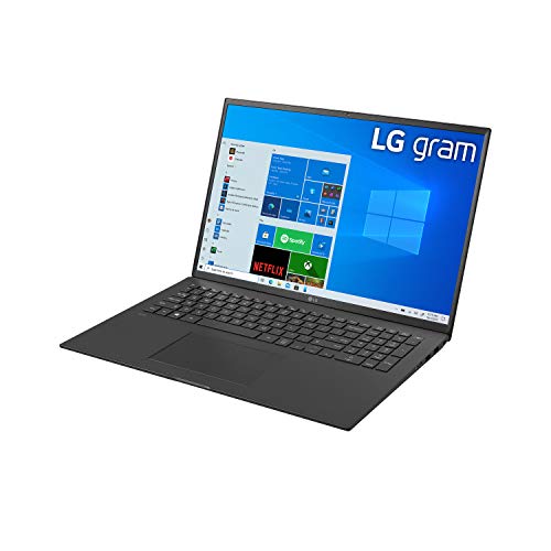 LG Gram 17Z90P Laptop 17" IPS Ultra-Lightweight, (2560 x 1600), Intel Evo 11th gen Core i7 , 16GB RAM, 2TB SSD, Upgradeable Windows 10 Home, Alexa Built-in, 2X USB-C, HDMI, USB-A - Black