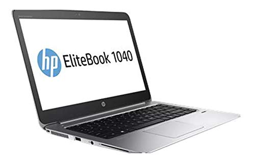 HP EliteBook Folio 1040 G3 - Intel Core i5-6300U - 8GB DDR4 Memory, 128GB SSD - 14-inch QHD Touchscreen - 802.11AC - Bluetooth - Webcam - USB-C - HDMI - Windows 10 Pro (Renewed)