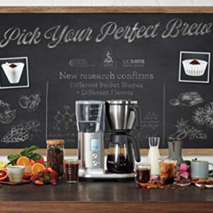 Breville Precision Brewer Glass Coffee Maker, Brushed Stainless Steel, BDC400BSS