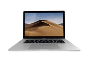 apple macbook pro mlw82ll/a 15-inch laptop with touch bar, 2.7ghz quad-core intel core i7, 16gb memory / 1tb ssd, retina display, silver (renewed)