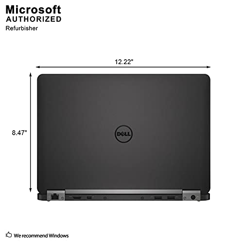 Fast Dell Latitude E7270 UltraBook Business Laptop Notebook (Intel Core i7-6600U, 8GB Ram, 256GB SSD, HDMI, WiFi, Bluetooth) Win 10 Pro (Renewed)