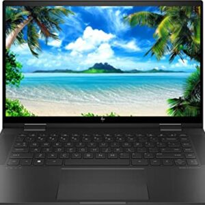 HP 2022 Envy x360 2-in-1 15.6" FHD Touch Screen Laptop, AMD Ryzen 5 5625U, 16GB RAM, 1TB SSD, AMD Radeon Graphics, FHD Camera, Amazon Alexa, Backlit Keyboard, Windows 11, Black, 32GB USB Card