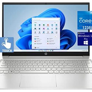 HP Pavilion 15.6" 1080p Touchscreen Business Laptop - 10-core 12th Gen Intel Core i5-1235U - Windows 11 PRO - Intel® Iris® Xe Graphics - w/HDMI Cable (16GB RAM | 512GB PCIe SSD)