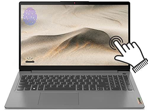 Lenovo IdeaPad 3 Touchscreen Business Laptop 15.6" IPS FHD, 6-core AMD Ryzen 5 5625U(up to 4.3GHz), 16GB RAM 512GB PCIe SSD, Backlit Keyboard, Fingerprint, Webcam, HDMI, Windows 11, Arctic Grey