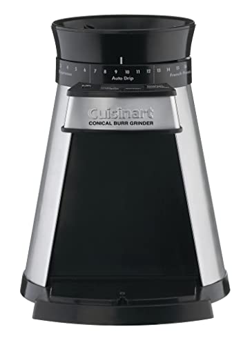 Cuisinart Programmable Conical Burr Mill, Stainless Steel, COMPACT